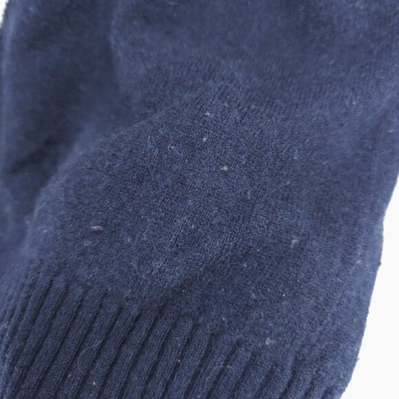 RAILS Presley Sweater Wool Cashmere Navy Blue White Lightning Bolt SMALL - Picture 4 of 6